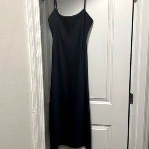 A New Day Navy Slip Dress (w/ cowl neck)
